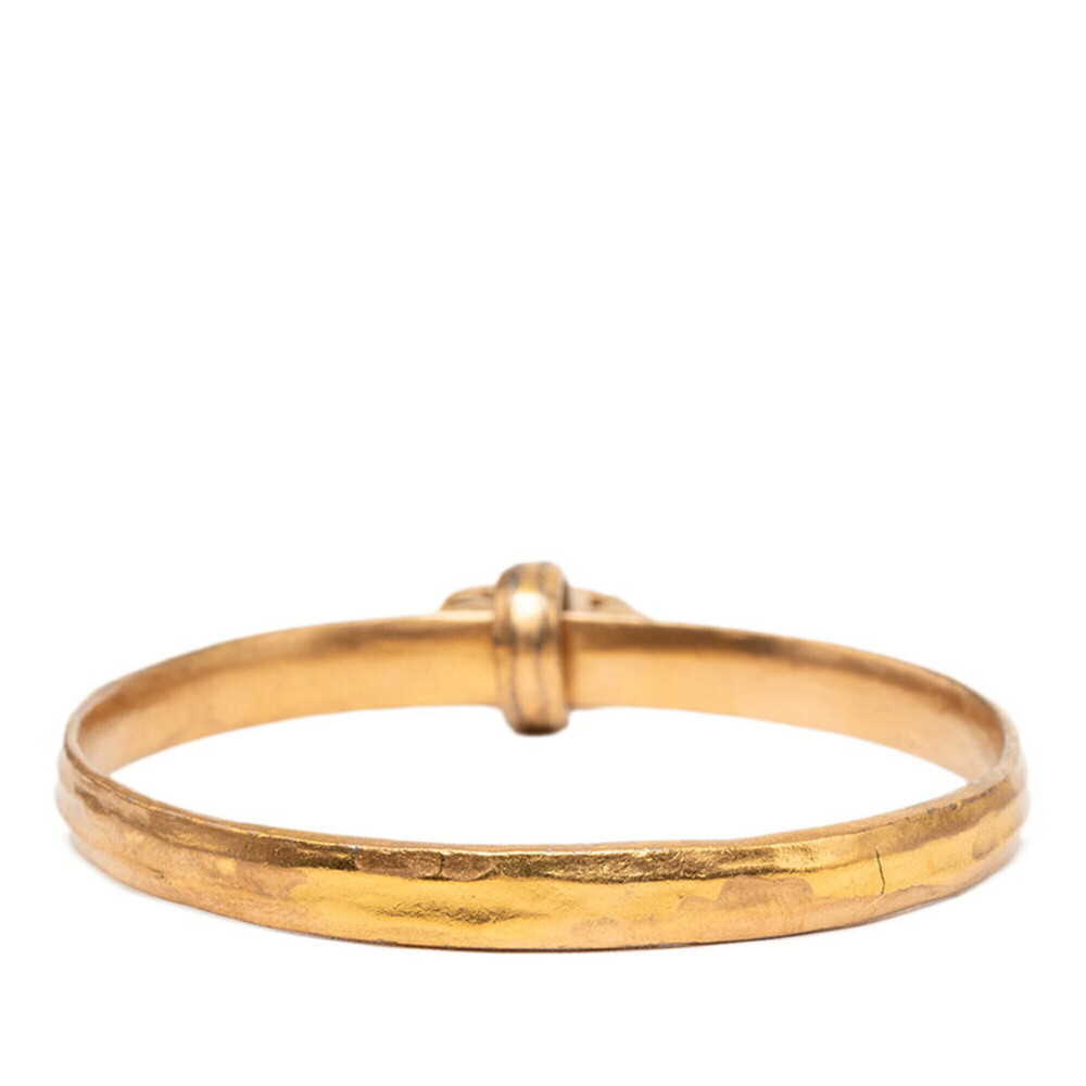 CHANEL Authentic Vintage Gold Logo Bracelet - Picture 3 of 4